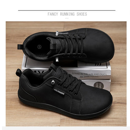 Unisex Wide Toe Barefoot Breathable Mesh Sneakers – Zero Drop Sole, Soft Flat Casual Shoes