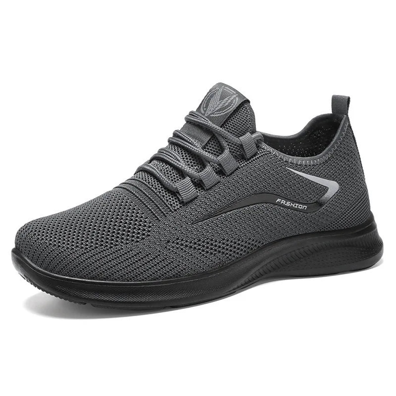 Men's Breathable Mesh Sports Sneakers – Soft Sole, Non-Slip, Lightweight Casual Summer Shoes