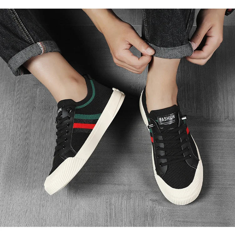 Men Casual new canvas Sneakers Men Fashion Light Mesh Breath sports shoes Outdoor Walking Loafers Male Flats Zapatos Hombres
