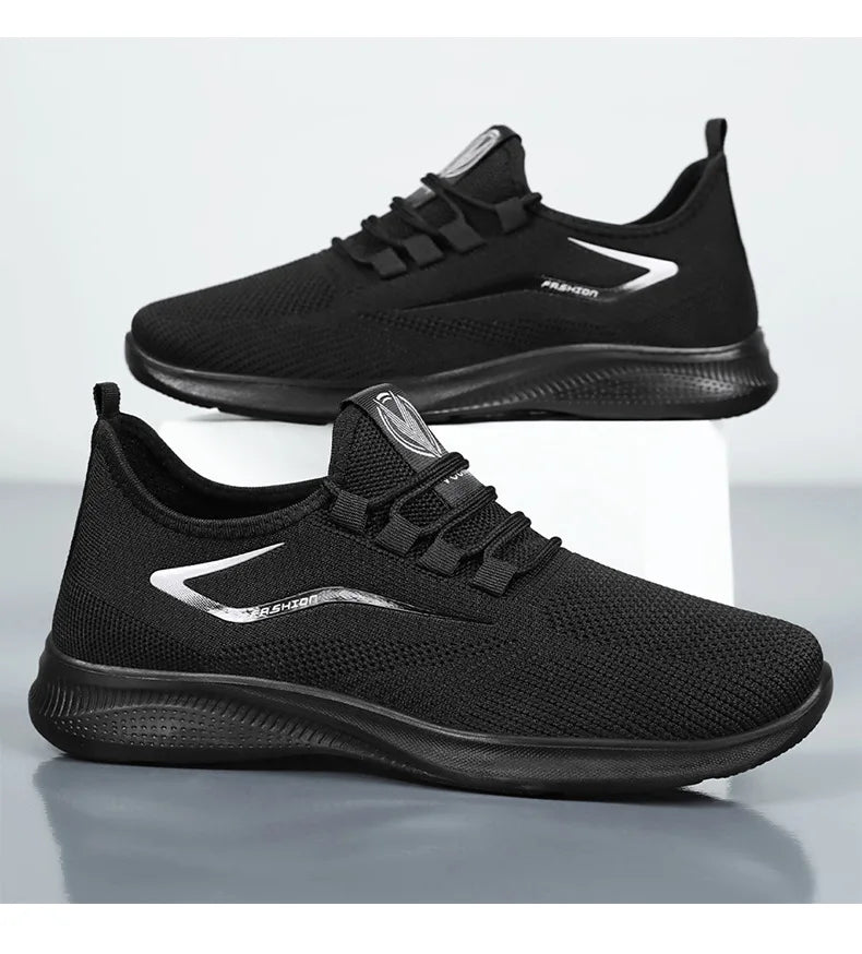 Sports Men's Shoes Breathable Casual Summer New Soft Soled Breathable Mesh Sneaker Non-slip Men's Summer Cheap Shoes Clearance