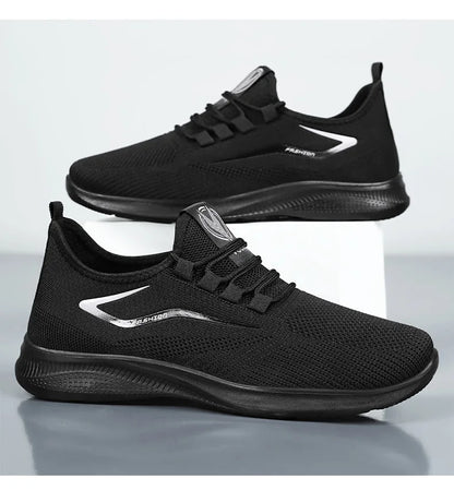 Sports Men's Shoes Breathable Casual Summer New Soft Soled Breathable Mesh Sneaker Non-slip Men's Summer Cheap Shoes Clearance