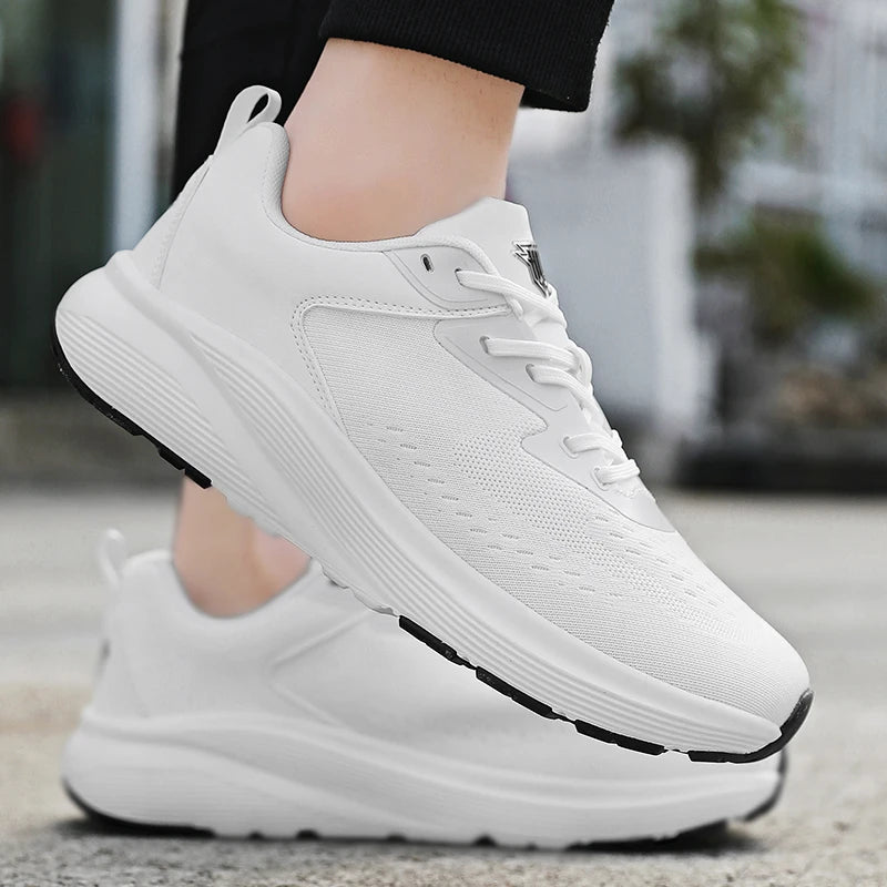 Wide Barefoot Running Sneakers for Men & Women – Breathable Mesh, Tennis & Marathon Jogging Shoes