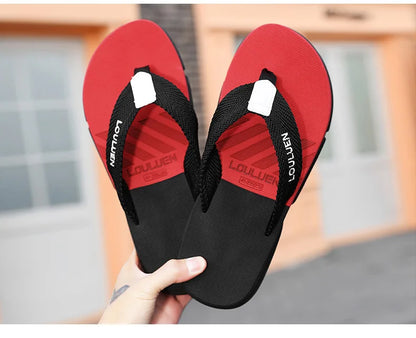 Men's Ankle Wrap Slip-Resistant Beach Slide Sandals – Hollow Out, Lightweight Summer Slippers