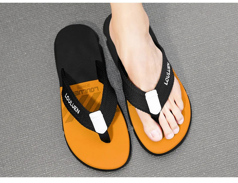 Men's Ankle Wrap Slip-Resistant Beach Slide Sandals – Hollow Out, Lightweight Summer Slippers