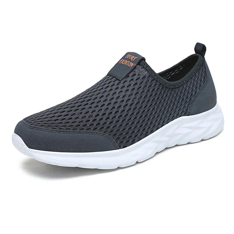 Men's Lightweight Breathable Mesh Sneakers – Casual, Anti-Odor, Summer Running Shoes
