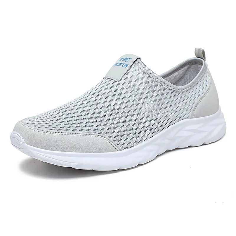 Men's Lightweight Breathable Mesh Sneakers – Casual, Anti-Odor, Summer Running Shoes