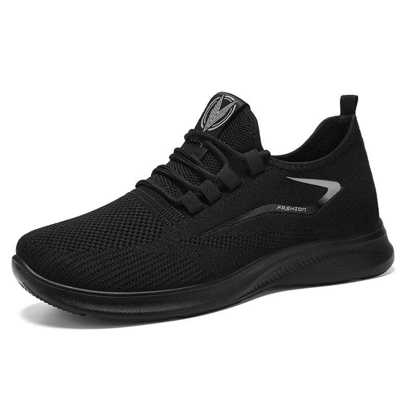 Men's Breathable Mesh Sports Sneakers – Soft Sole, Non-Slip, Lightweight Casual Summer Shoes