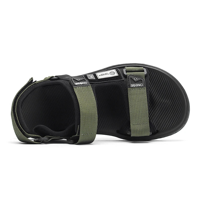 Men's Trendy Sports Beach Sandals – Wear-Resistant, Rivet Detail, Casual Summer Shoes