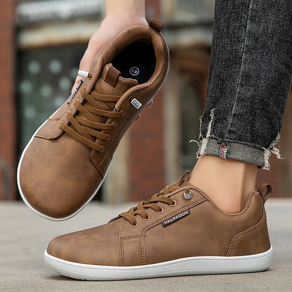 Unisex Wide Toe Barefoot Breathable Mesh Sneakers – Zero Drop Sole, Soft Flat Casual Shoes