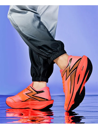 Carbon Board Marathon Running Sneakers – Breathable, Lightweight, Non-Slip Sports Shoes