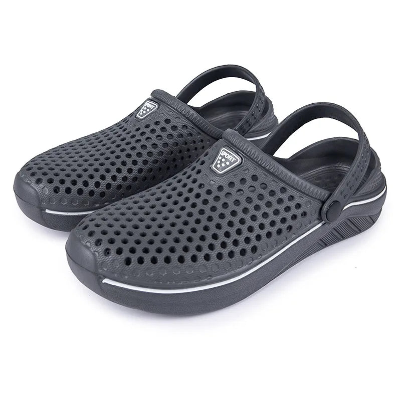 Men's EVA Clog Slippers – Lightweight Beach Garden Shoes, Slip-On Outdoor Sandals