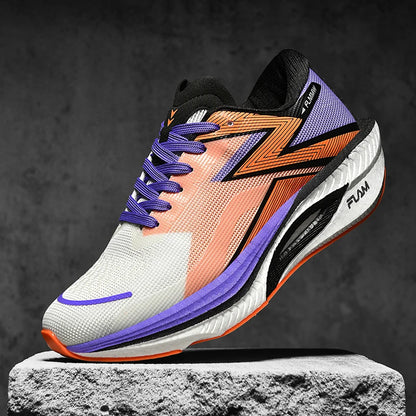 Carbon Board Marathon Running Sneakers – Breathable, Lightweight, Non-Slip Sports Shoes