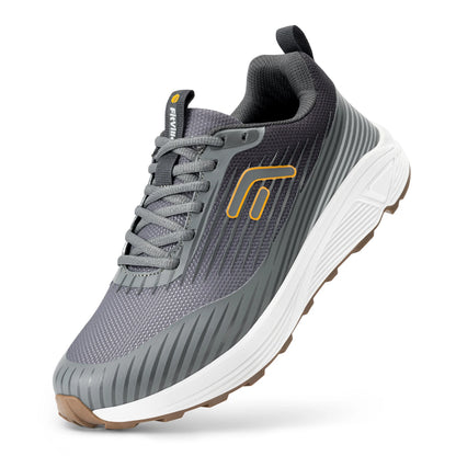 Fitville Trail Wide Running Shoes for Men – Breathable, Soft Cushioning, Foot Pain Relief