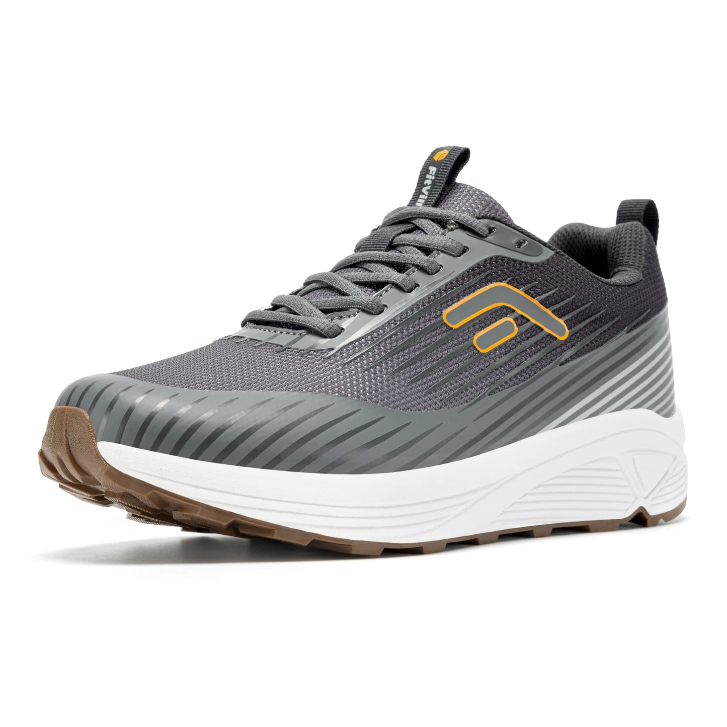 Fitville Trail Wide Running Shoes for Men – Breathable, Soft Cushioning, Foot Pain Relief