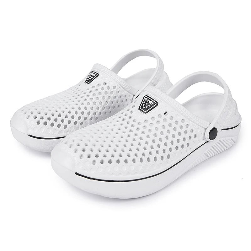 Men's EVA Clog Slippers – Lightweight Beach Garden Shoes, Slip-On Outdoor Sandals