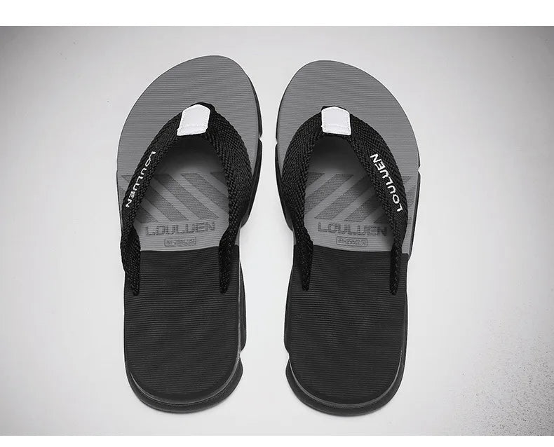 Men's Ankle Wrap Slip-Resistant Beach Slide Sandals – Hollow Out, Lightweight Summer Slippers