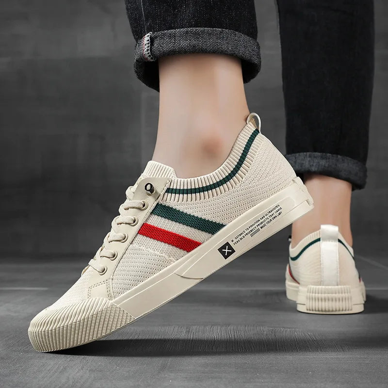 Men Casual new canvas Sneakers Men Fashion Light Mesh Breath sports shoes Outdoor Walking Loafers Male Flats Zapatos Hombres