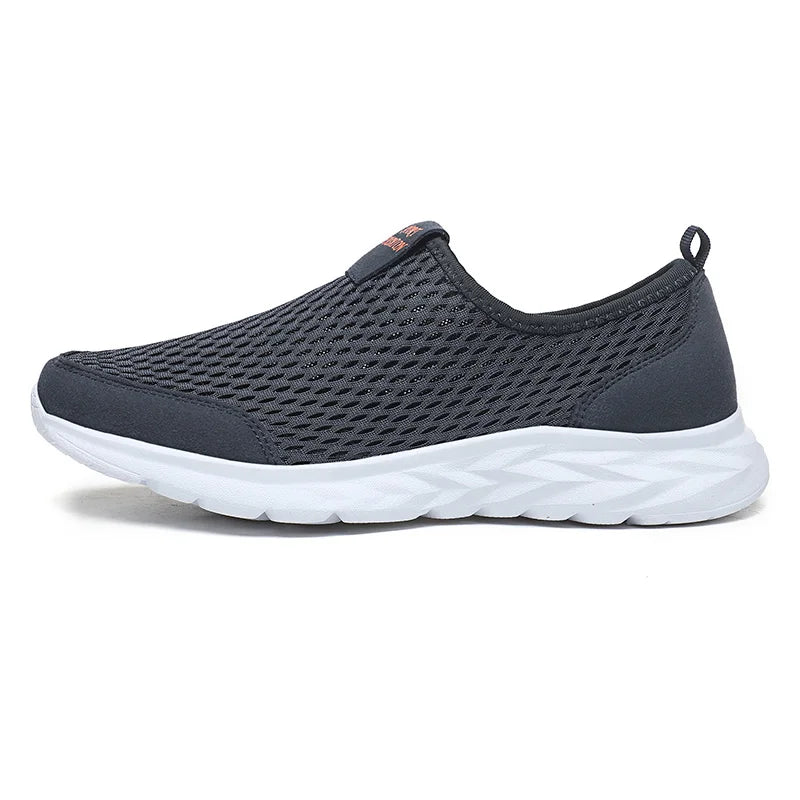 Men's Lightweight Breathable Mesh Sneakers – Casual, Anti-Odor, Summer Running Shoes