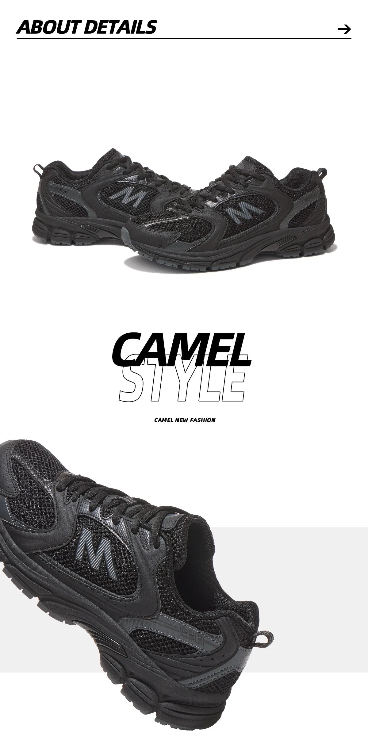 Golden Camel Men Runing Shoes All-terrain Outdoor Comfortable Cushioning Jogging Trekking Casual Sneakers Fashion Versatile