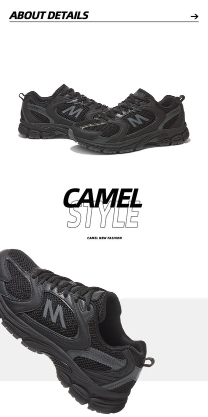 Golden Camel Men's All-Terrain Running Shoes – Cushioned, Breathable, Jogging & Trekking Sneakers