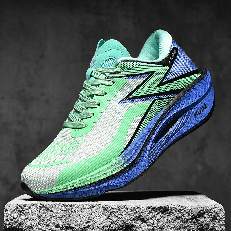 Carbon Board Marathon Running Sneakers – Breathable, Lightweight, Non-Slip Sports Shoes