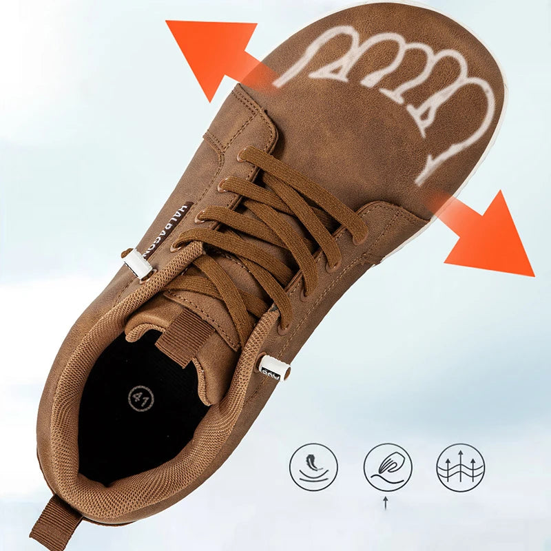 Unisex Wide Toe Barefoot Breathable Mesh Sneakers – Zero Drop Sole, Soft Flat Casual Shoes