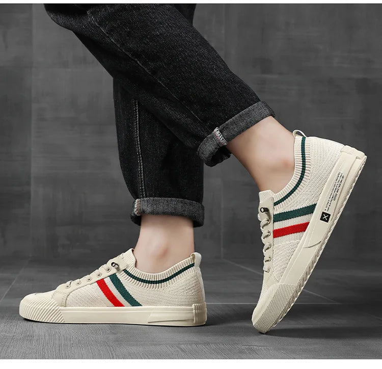 Men Casual new canvas Sneakers Men Fashion Light Mesh Breath sports shoes Outdoor Walking Loafers Male Flats Zapatos Hombres